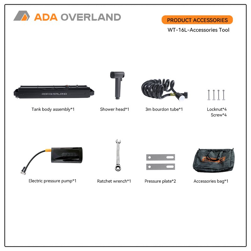 ADA OVERLAND Car Shower Tank - Image 5