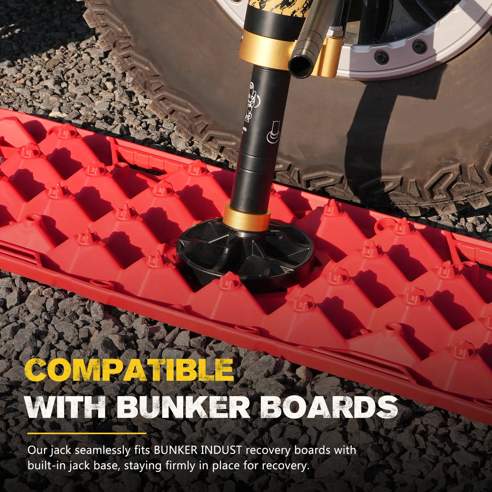 BUNKER INDUST Heavy Duty 19,400lbs Portable Hydraulic Recovery Jack - Image 4