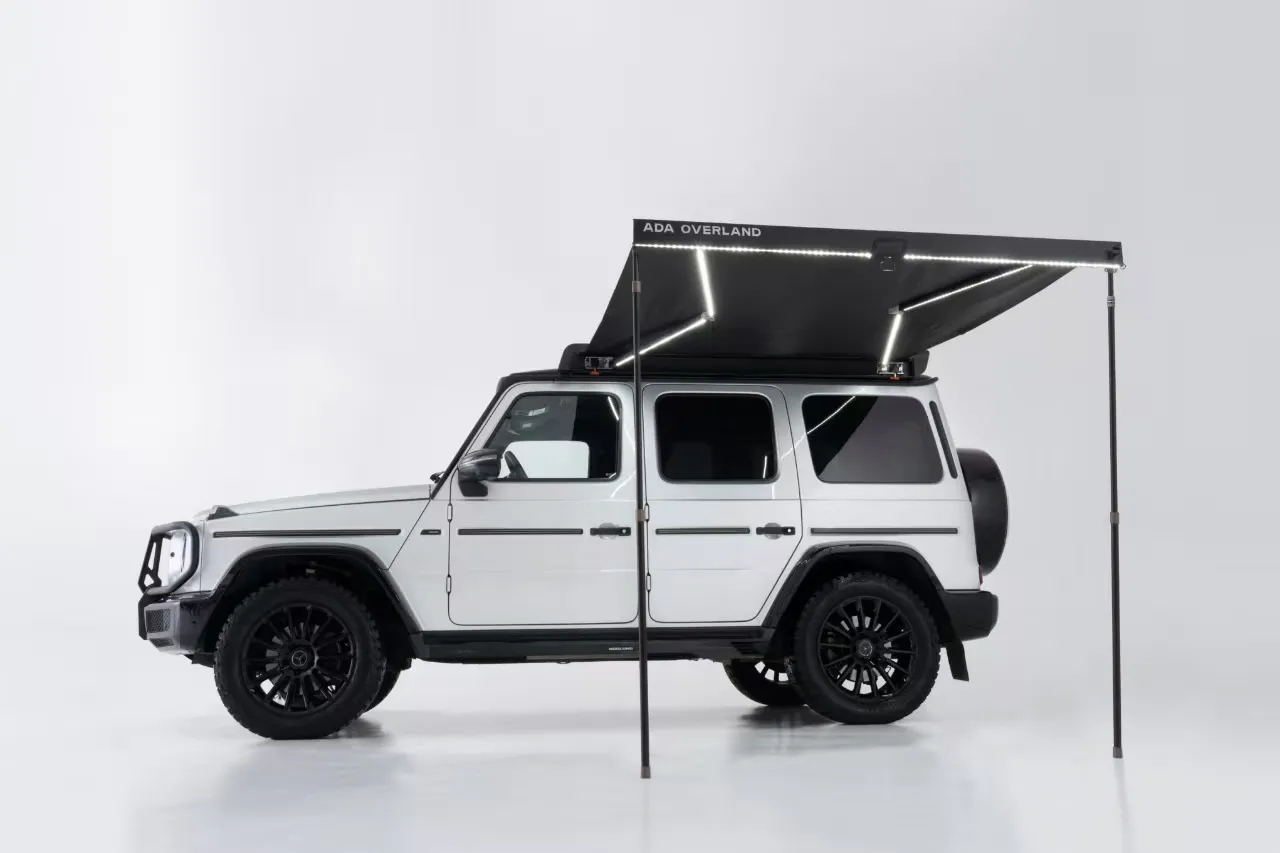 Car Tent Side Awning – Aluminum Frame Vehicle Camping Awning