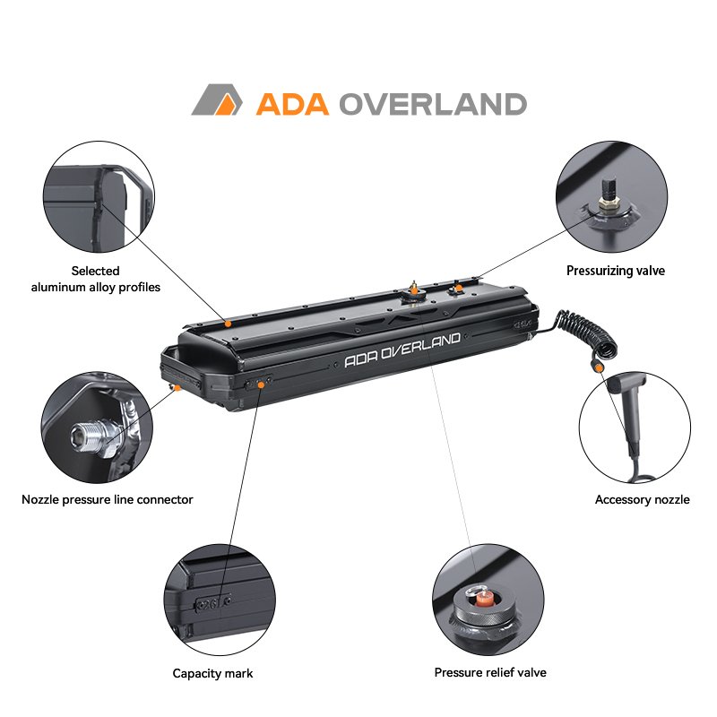 ADA OVERLAND Car Shower Tank - Image 6